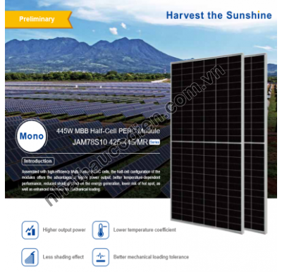 Tấm pin năng lượng mặt trời - Điện Xanh Việt Nhật - Công Ty Cổ Phần Công Nghiệp Xanh Việt Nhật